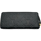 ルイ・ヴィトン LOUIS VUITTON ポルトフォイユ・クレマンス M60171 ブラック アンプラント レディース 長財布