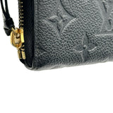 ルイ・ヴィトン LOUIS VUITTON ポルトフォイユ・クレマンス M60171 ブラック アンプラント レディース 長財布