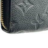 ルイ・ヴィトン LOUIS VUITTON ポルトフォイユ・クレマンス M60171 ブラック アンプラント レディース 長財布