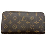 ルイ・ヴィトン LOUIS VUITTON ジッピー・ウォレット M60017 ブラウン モノグラムキャンバス レディース 長財布
