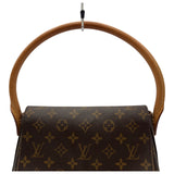 ルイ・ヴィトン LOUIS VUITTON ミニ・ルーピング M51147 ブラウン モノグラム/レザー レディース ショルダーバッグ