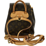 ルイ・ヴィトン LOUIS VUITTON ミニ・モンスリ M51137 ブラウン モノグラムキャンバス レディース リュック・デイパック