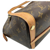 ルイ・ヴィトン LOUIS VUITTON マレMM M41070 ブラウン モノグラム/レザー レディース ハンドバッグ