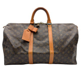 ルイ・ヴィトン LOUIS VUITTON キーポル50 M41426 ブラウン モノグラムキャンバス ユニセックス ボストンバッグ