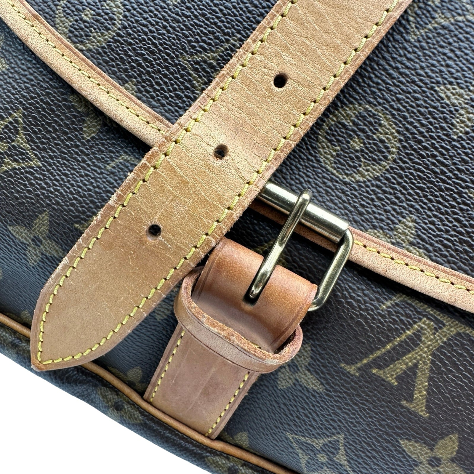 ルイ・ヴィトン LOUIS VUITTON ソミュール35 M42254 モノグラム ユニ
