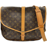 ルイ・ヴィトン LOUIS VUITTON ソミュール35 M42254 モノグラム ユニセックス ショルダーバッグ