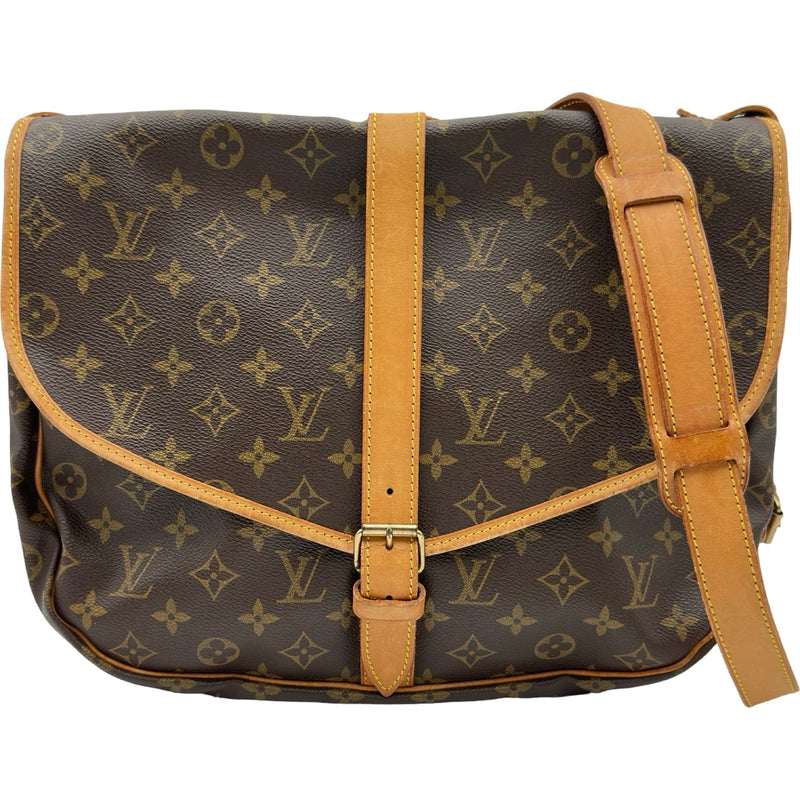 ルイ・ヴィトン LOUIS VUITTON ソミュール35 M42254 モノグラム ユニ