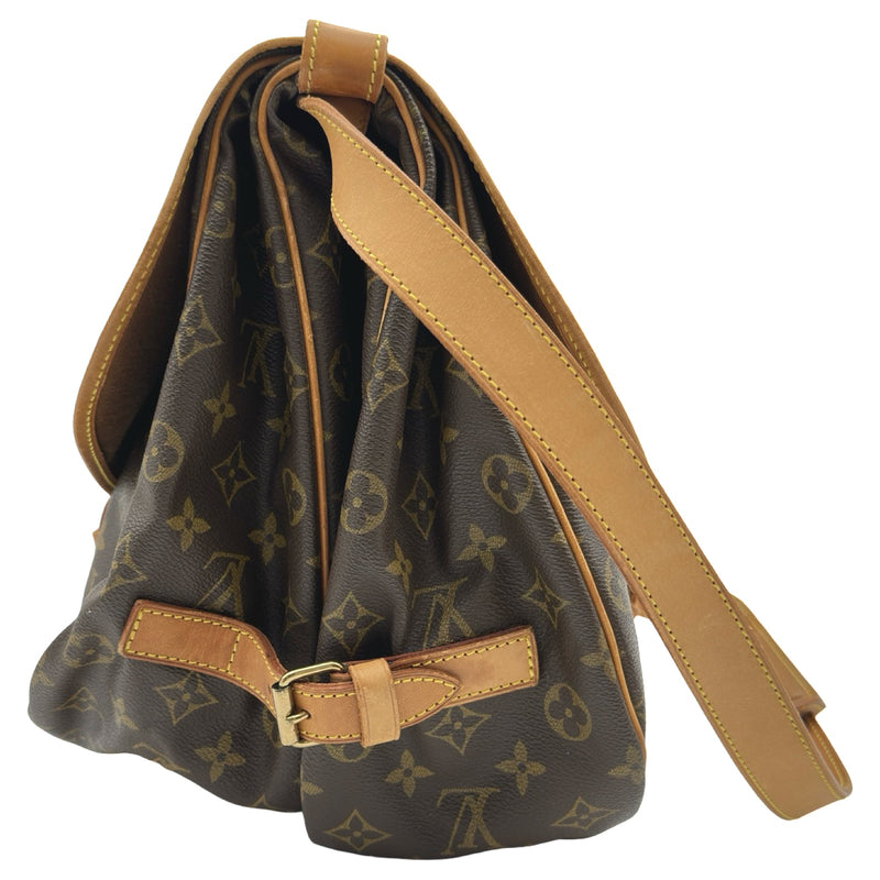 ルイ・ヴィトン LOUIS VUITTON ソミュール35 M42254 モノグラム ユニ