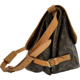 ルイ・ヴィトン LOUIS VUITTON ソミュール35 M42254 モノグラム ユニセックス ショルダーバッグ