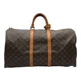 ルイ・ヴィトン LOUIS VUITTON キーポル・バンドリエール55 M41414 ブラウン モノグラム/レザー レディース ボストンバッグ