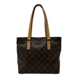 ルイ・ヴィトン LOUIS VUITTON カバ・ピアノ M51148 ブラウン モノグラム/レザー レディース トートバッグ