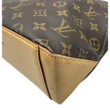 ルイ・ヴィトン LOUIS VUITTON カバ・ピアノ M51148 ブラウン モノグラム/レザー レディース トートバッグ