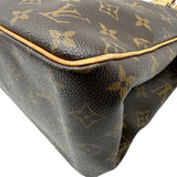 ルイ・ヴィトン LOUIS VUITTON バティニョール M51156 ブラウン モノグラム/レザー レディース ハンドバッグ