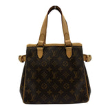 ルイ・ヴィトン LOUIS VUITTON バティニョール M51156 ブラウン モノグラム/レザー レディース ハンドバッグ