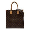 ルイ・ヴィトン LOUIS VUITTON サックプラPM M45848 ブラウン モノグラム/レザー レディース ショルダーバッグ