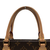 ルイ・ヴィトン LOUIS VUITTON サックプラPM M45848 ブラウン モノグラム/レザー レディース ショルダーバッグ