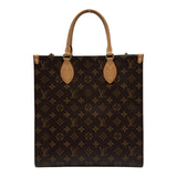 ルイ・ヴィトン LOUIS VUITTON サックプラPM M45848 ブラウン モノグラム/レザー レディース ショルダーバッグ