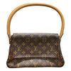 ルイ・ヴィトン LOUIS VUITTON ミニ・ルーピング M51147 ブラウン モノグラムキャンバス レディース ハンドバッグ
