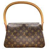 ルイ・ヴィトン LOUIS VUITTON ミニ・ルーピング M51147 ブラウン モノグラムキャンバス レディース ハンドバッグ