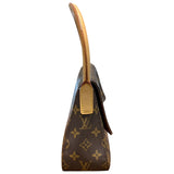 ルイ・ヴィトン LOUIS VUITTON ミニ・ルーピング M51147 ブラウン モノグラムキャンバス レディース ハンドバッグ