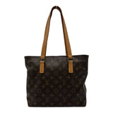 ルイ・ヴィトン LOUIS VUITTON カバ・ピアノ M51148 ブラウン モノグラム/レザー レディース トートバッグ