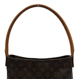 ルイ・ヴィトン LOUIS VUITTON ルーピングGM M51145 ブラウン モノグラム/レザー レディース ショルダーバッグ