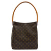 ルイ・ヴィトン LOUIS VUITTON ルーピングGM M51145 ブラウン モノグラム/レザー レディース トートバッグ