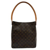 ルイ・ヴィトン LOUIS VUITTON ルーピングGM M51145 ブラウン モノグラム/レザー レディース トートバッグ