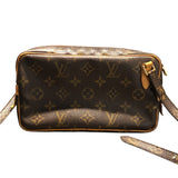 ルイ・ヴィトン LOUIS VUITTON ポシェット・マルリーバンドリエール M51828 ブラウン モノグラム・キャンバス ユニセックス ショルダーバッグ