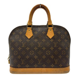 ルイ・ヴィトン LOUIS VUITTON アルマ M51130 ブラウン モノグラム/レザー レディース ハンドバッグ