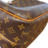 ルイ・ヴィトン LOUIS VUITTON リポーターPM M45254 ブラウン モノグラムキャンバス レディース ショルダーバッグ