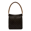 ルイ・ヴィトン LOUIS VUITTON ルーピングGM M51145 ブラウン モノグラム/レザー レディース ショルダーバッグ