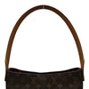 ルイ・ヴィトン LOUIS VUITTON ルーピングGM M51145 ブラウン モノグラム/レザー レディース ショルダーバッグ