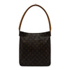 ルイ・ヴィトン LOUIS VUITTON ルーピングGM M51145 ブラウン モノグラム/レザー レディース ショルダーバッグ