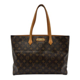 ルイ・ヴィトン LOUIS VUITTON ウィルシャーMM M45644 ブラウン モノグラム/レザー レディース トートバッグ
