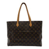 ルイ・ヴィトン LOUIS VUITTON ウィルシャーMM M45644 ブラウン モノグラム/レザー レディース トートバッグ