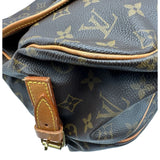 ルイ・ヴィトン LOUIS VUITTON ソミュール35 M42254 ブラウン モノグラム/レザー レディース ショルダーバッグ