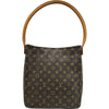 ルイ・ヴィトン LOUIS VUITTON ルーピングGM M51145 ブラウン モノグラム・キャンバス レディース ショルダーバッグ