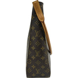 ルイ・ヴィトン LOUIS VUITTON ルーピングGM M51145 ブラウン モノグラム・キャンバス レディース ショルダーバッグ