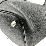 エルメス HERMES ピコタンロックPM Z刻 ブラック シルバー金具 トリヨン レディース ハンドバッグ