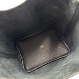 エルメス HERMES ピコタンロックPM B刻 ブラック ゴールド金具 トリヨン レディース ハンドバッグ
