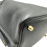 エルメス HERMES ピコタンロックPM B刻 ブラック ゴールド金具 トリヨン レディース ハンドバッグ