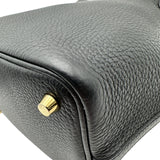 エルメス HERMES ピコタンロックPM B刻 ブラック ゴールド金具 トリヨン レディース ハンドバッグ