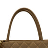シャネル CHANEL 復刻トート A01804 7番台 ベージュ ゴールド金具 キャビアスキン レディース トートバッグ