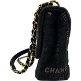 シャネル CHANEL デニムスモールフラップバッグ AS3135 ブラック ゴールド金具 デニム レディース ショルダーバッグ