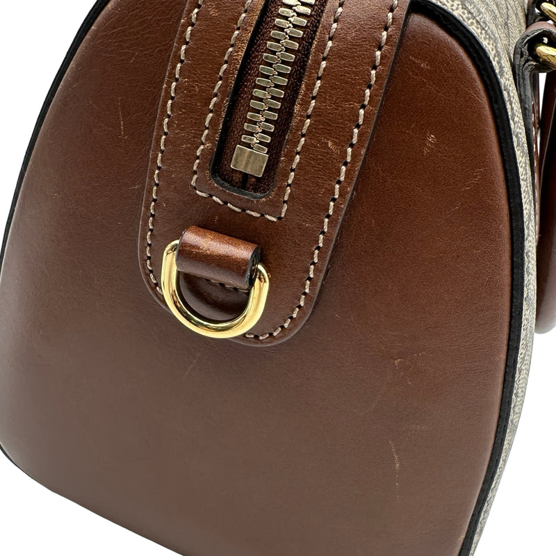 グッチ GUCCI GGスプリーム スモールボストンバッグ 409529 ブラウン