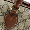 グッチ GUCCI GGスプリーム スモールボストンバッグ 409529 ブラウン レディース ハンドバッグ ショルダーバッグ
