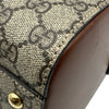 グッチ GUCCI GGスプリーム スモールボストンバッグ 409529 ブラウン レディース ハンドバッグ ショルダーバッグ