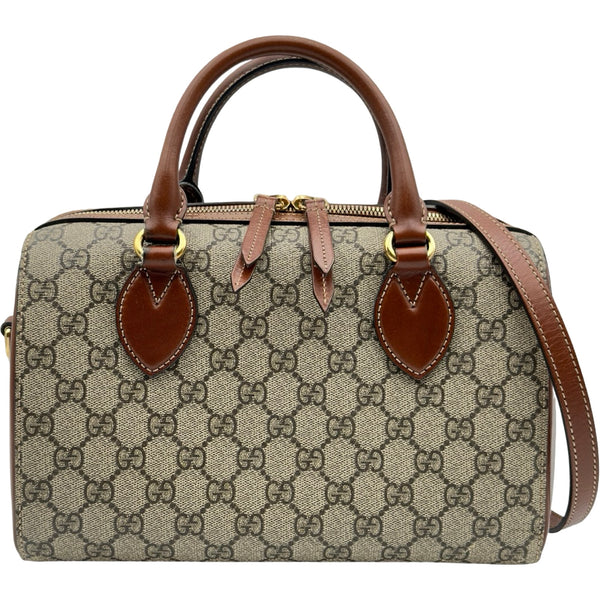 グッチ GUCCI GGスプリーム スモールボストンバッグ 409529 ブラウン