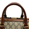 グッチ GUCCI GGスプリーム スモールボストンバッグ 409529 ブラウン レディース ハンドバッグ ショルダーバッグ